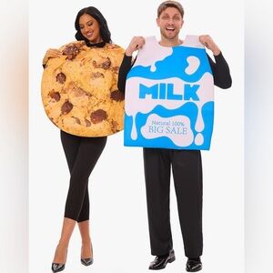 Adult milk & cookies costume